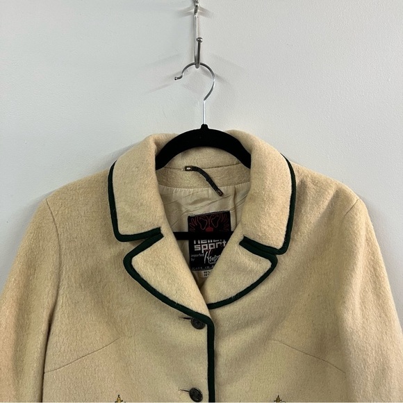 Heller Sport Vintage Wool Blend Embroidered Jacket - Picture 4 of 16